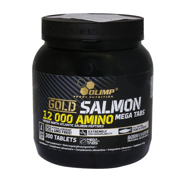 قرص آمینو گلد سالمون 12000 الیمپ 300 عدد - Olymp Gold Salmon 12000 Amino 300 Tabs