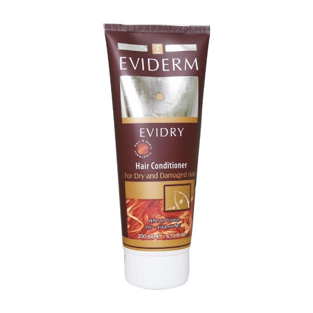 نرم کننده مو اویدرای اویدرم مناسب موهای خشک و آسیب دیده 200 میلی لیتر - Eviderm Evidry Hair Conditioner for Dry and Damaged Hair 200 ml