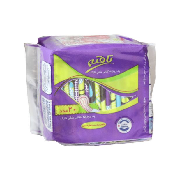 پد روزانه کتانی خیلی نازک تافته بسته 20 عددی - Tafte Ultra Thin Panty Liner 20 Pads