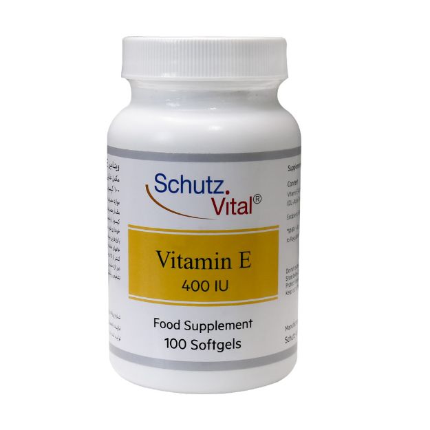 سافت ژل ویتامین E 400 واحد شوتس ویتال 100 عدد - Schutz Vital Vitamin E 400 IU 100 Softgels