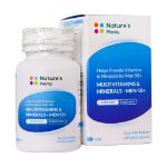 کپسول مولتی ویتامین و مینرال آقایان بالای 50 سال نیچرز پلنتی 60 عدد - Natures Plenty Multivitamins And Minerals Mens Up 50 years 60 Caps