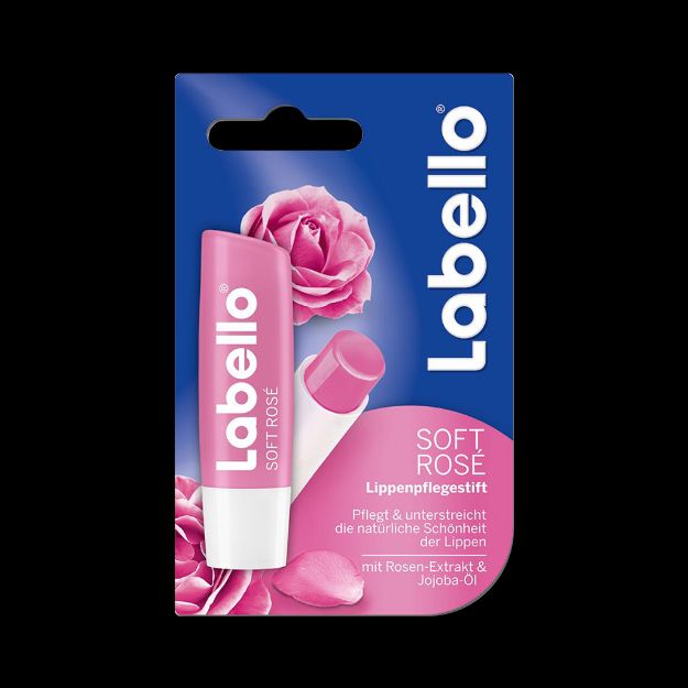 بالم لب گل رز لابلو ۵٫۵ میلی لیتر - Labello Soft Rose Lip Care 5.5 ml