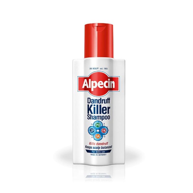 شامپو ضد شوره قوی آلپسین ۲۵۰ میلی لیتر - Alpecin Dandruff Killer Shampoo 250 ml