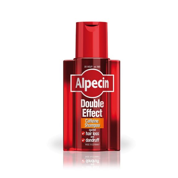 شامپو ضد شوره و ضد ریزش آلپسین مدل Double Effect حجم ۲۰۰ میلی لیتر - Alpecin Double Effect Shampoo 200 ml