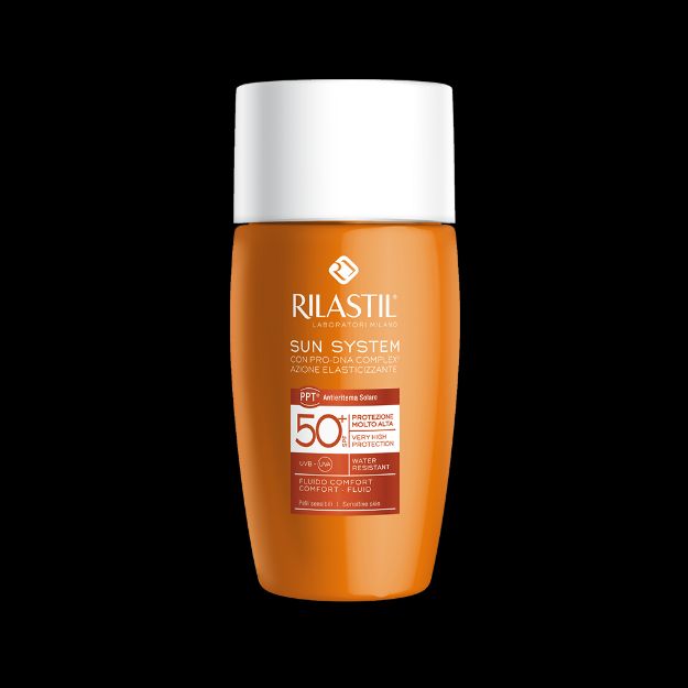 فلوئید ضد آفتاب رنگی ریلاستیل ⁺SPF50 با حجم ۵۰ میلی لیتر - Rilastil Sun System SPF50⁺ Comort Fluid 50 ml