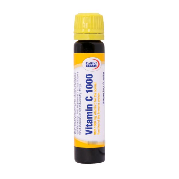 ویال خوراکی ویتامین C 1000 میلی گرم یوروویتال 6 عدد - Eurhovital Vitamin C 1000 6 Drinking Vials