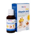 قطره ویتامین آ+د ویواکیدز 30 میلی لیتر - Viva Kids Vitamin A+D Drops 30 ml