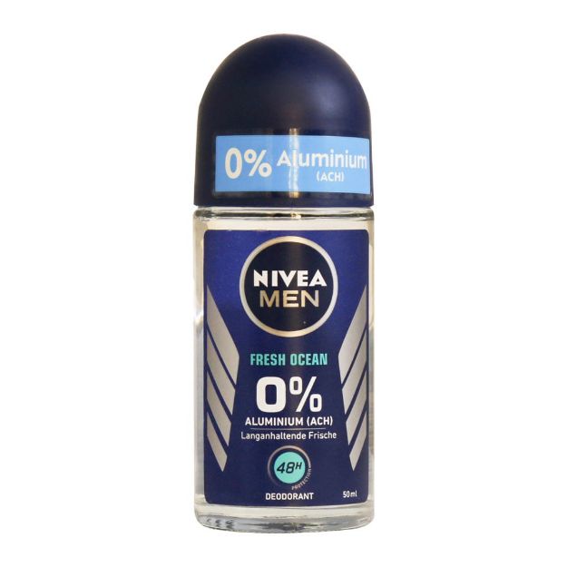 رول ضد تعریق مردانه نیوآ مدل فرش اوشن 50 میلی لیتر - Nivea Fresh Ocean Deodorant for Men 50 ml