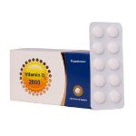 قرص ویتامین D3 2000 واحد شهر دارو 100 عدد - Shahre Daru Vitamin D3 2000 IU 100 Tabs