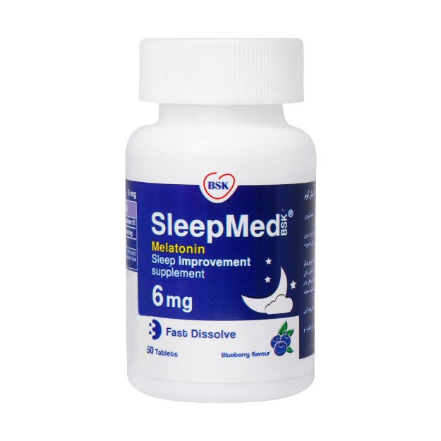 قرص اسلیپمد 6 میلی گرم بنیان سلامت کسری 60 عدد - BSK Sleep Med 60 Tablets