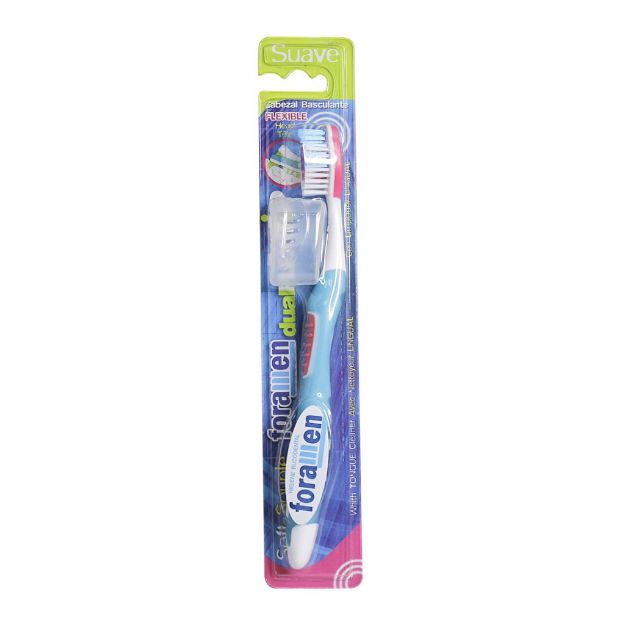 مسواک نرم دوال فلکسی تیپ فورامن - Foramen Dual Flexy Tip Soft Toothbrush