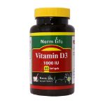 سافت ژل ویتامین D3 1000 واحد نورم لایف 60 عدد - Norm Life Vitamin D3 1000 IU 60 Softgels