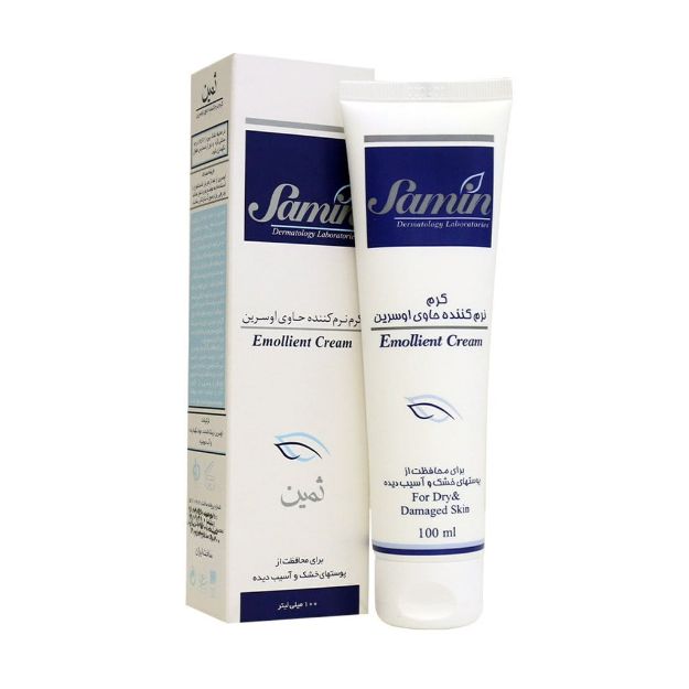 کرم نرم کننده حاوی اوسرین ثمین مخصوص پوست خشک ۱۰۰ میلی لیتر - Samin Emollient Cream For Dry And Damaged Skin 100 ml