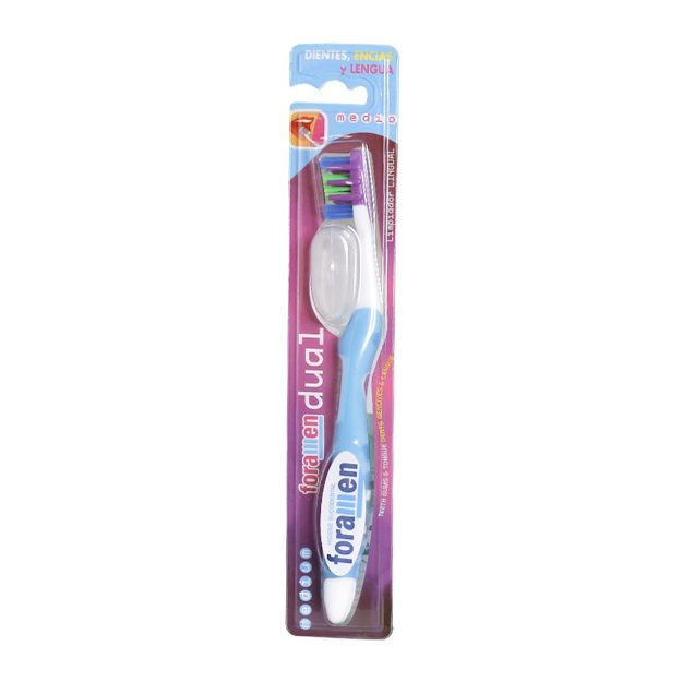 مسواک بزرگسالان دوآل فورامن سایز متوسط - Foramen Dual Toothbrush Medium Size