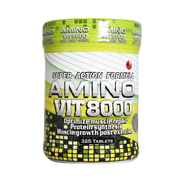 قرص آمینو ویت 8000 ویتاپی 325 عدد - Vitap Amino Vit 8000 Super Action Formula 325 Tabs