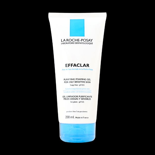 ژل شستشوی افکلار لاروش پوزای مناسب پوست های چرب و حساس ۲۰۰ میلی لیتر - La Roche Posay Effaclar Purifying Foaming Gel For Oily & Sensitive Skins 200 ml