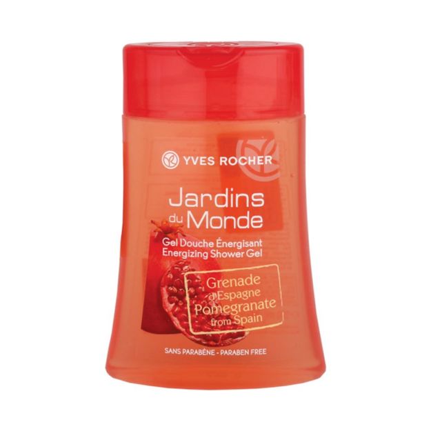 شامپو بدن با رایحه انار ایوروشه 200 میلی لیتر - Yves Rocher Jardins du Monde Pomegranate Shower Gel 200ml