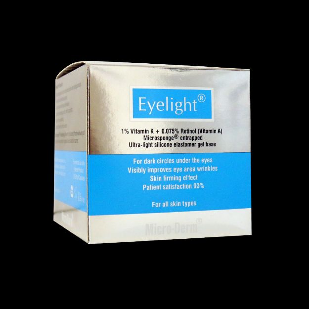 کپسول ژله ای روشن کننده و ضد چروک دور چشم میکرودرم ۳۰ عدد - Micro Derm Eyelight Eye Contour and Lightening 30 Soft gels