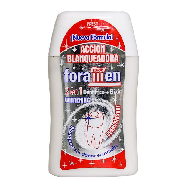 خمیر دندان و دهانشویه 2 در 1 سفید کننده فورامن 100 میلی لیتر - Foramen Whitening 2 in 1 Mouth Wash Toothpaste 100 ml