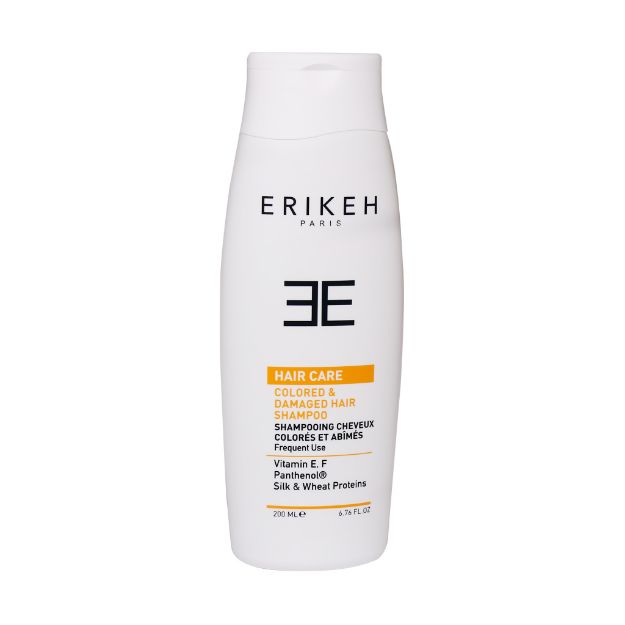 شامپو موهای رنگ شده و آسیب دیده اریکه ۲۰۰ میلی لیتر - Erikeh Colored And Damaged Hair Shampoo 200 ml