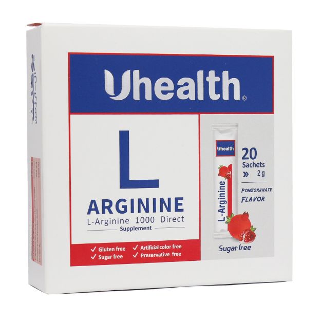 ساشه ال آرژنین یوهلث فارمد سلامت سینا 20 عدد - Pharmed Salamat Sina Uhealth L Arginine 20 Sachets