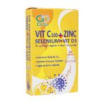 کپسول ویتامین C زینک سلنیوم و ویتامین D3 دکتر گیل 30 عدد - Dr Gil Vit C 500 Zinc Selenium And Vitamin D3 30 Capsules