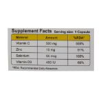 کپسول ویتامین C زینک سلنیوم و ویتامین D3 دکتر گیل 30 عدد - Dr Gil Vit C 500 Zinc Selenium And Vitamin D3 30 Capsules