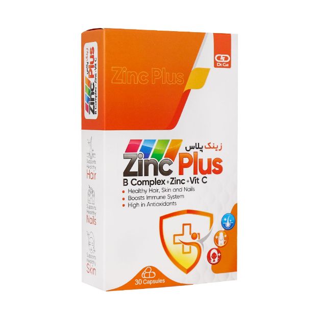 کپسول زینک پلاس ب کمپلکس و ویتامین C دکتر گیل 30 عدد - Dr Gill Zinc Plus B Complex Zinc Vitamin C 30 Caps