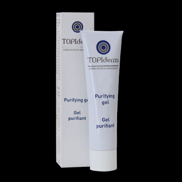 ژل پیوریفایینگ تاپی درم مناسب پوست های جوش دار و مستعد آکنه ۳۰ میلی لیتر - Topiderm Purifying Gel For Oily & Acne Skins 30 ml