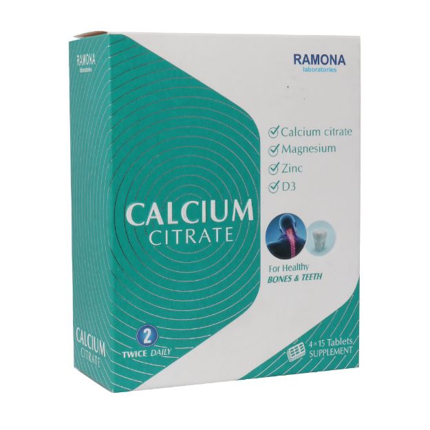 قرص کلسیم سیترات رامونا 60 عدد - Ramona Laboratories Calcium Citrate 60 Tablets