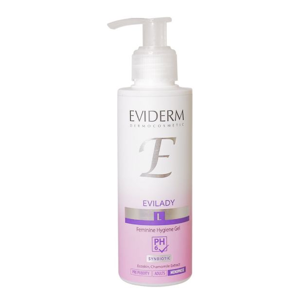 ژل بهداشتی بانوان یائسه اوی لیدی اویدرم 150 میلی لیتر - Eviderm Evilady Gel for Menopause Ladies 150 ml