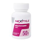 قرص مولتی ویتامین پلاس 50 نکستایل 60 عدد - Nextyle Multivitamin Adults +50 60 Tabletes