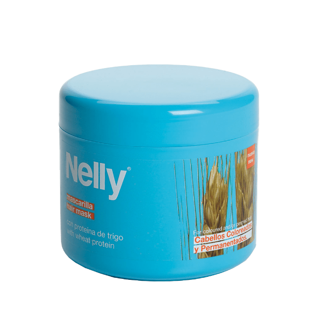 ماسک مو گندم نلی مخصوص موهای رنگ شده ۵۰۰ میلی لیتر - Nelly Wheat Protein Hair Mask 500 ml