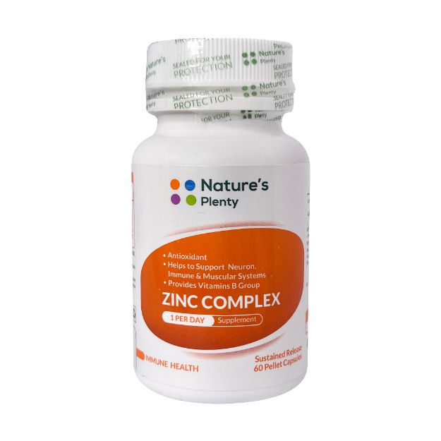 کپسول زینک کمپلکس نیچرز پلنتی 60 عدد - Natures Plenty Zinc Complex 30 Capsules