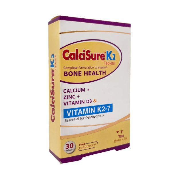 قرص کلسی شور K2 ویتان 30 عدد - Vitane Calcisure K2 30 Tablets