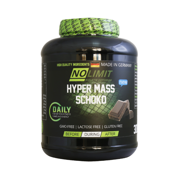 پودر هایپر مس نولیمیت 3000 گرم - Nolimit HYPER MASS SCHOKO powder 3000 g