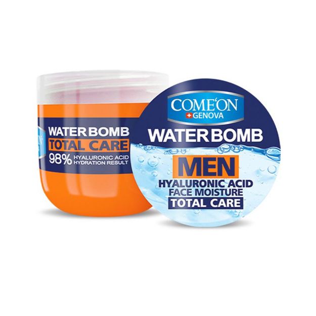 ژل کرم آبرسان واتر بمب آقایان مدل Total Care کامان 200 میلی لیتر - Comeon Total Care Men Water Bomb Hydrator 200 ml