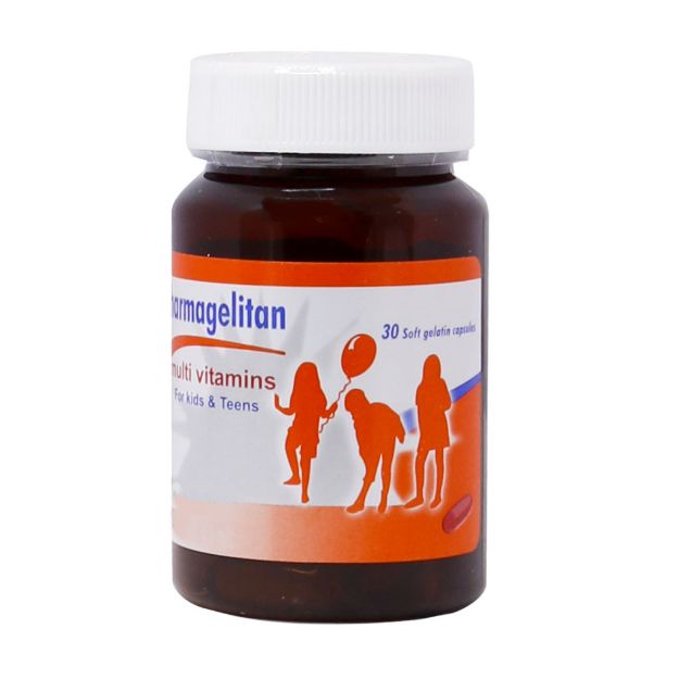 سافت ژل فارماژلیتان کودکان و نوجوانان دانا 30 عدد - Dana Pharmagelitan Multivitamin for Kids and Teens 30 Capsules