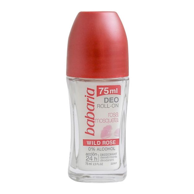 رول ضد تعریق زنانه گل رز باباریا 75 میلی لیتر - Babaria Rosa Mosqueta Deo Roll-On 75 ml