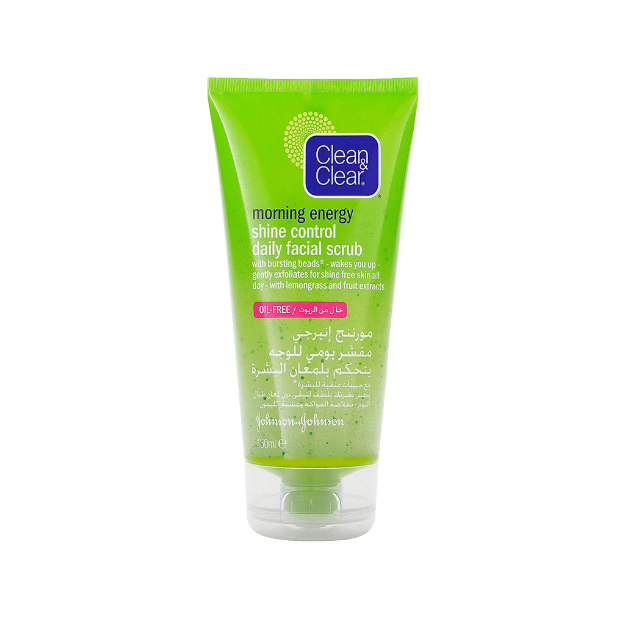 اسکراب روزانه شاین کنترل کلین اند کلیر ۱۵۰ میلی لیتر - Clean And Clear Morning Energy Shine Control Daily Facial Scrub 150 ml