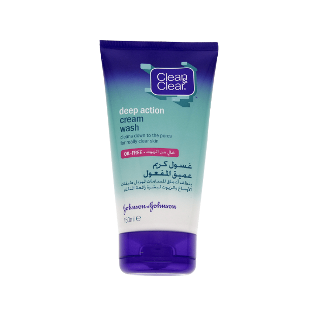 کرم پاک کننده عمقی پوست کلین اند کلیر ۱۵۰ میلی لیتر - Clean And Clear Deep Action Cream Wash 150 ml