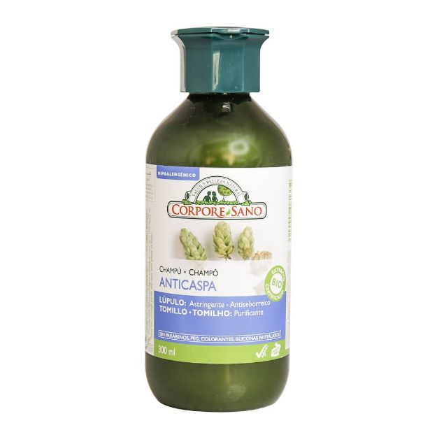 شامپو ضد شوره کورپورسانو حاوی عصاره رازک 300 میلی لیتر - Corpore Sano Anti Dandruff Shampoo with Hops 300 ml