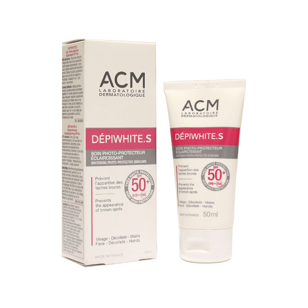 کرم ضد آفتاب دپی وایت اس SPF50 ای سی ام مناسب پوست معمولی و مختلط ۵۰ میلی لیتر - Acm Depiwhite.S sunscreen SPF50 50 ml