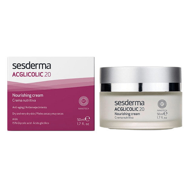 کرم ای سی گلیکولیک ۲۰ سسدرما مناسب پوست خشک و خیلی خشک ۵۰ میلی لیتر - Sesderma ACGlicolic 20 Nourishing Cream Dry and Dry Skin 50 ml