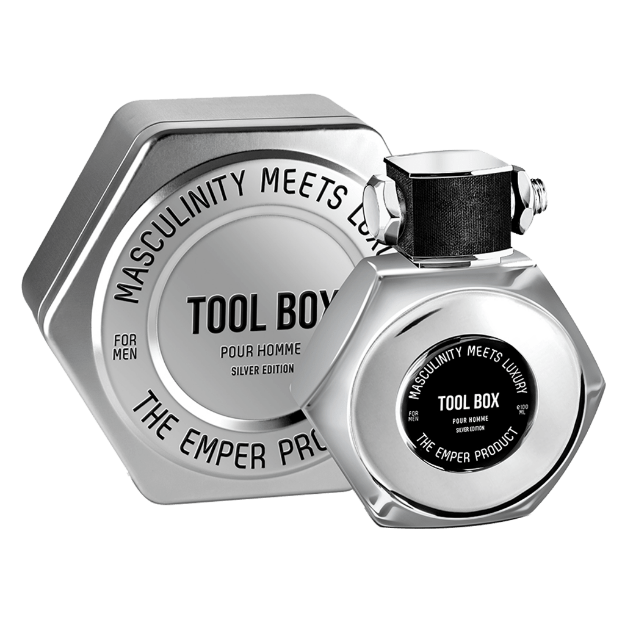 ادوتویلت مردانه امپر مدل Tool Box Silver Edition حجم ۱۰۰ میلی لیتر - Emper Tool Box Silver Edition Eau De Toilette For Men 100 ml