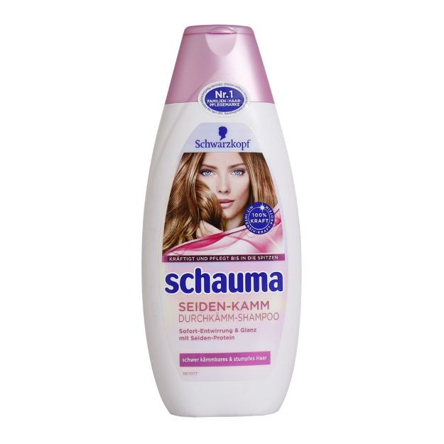 شامپو حاوی پروتئین سیلک شوما 400 میلی لیتر - Schauma Seiden Kamm Durchkamm Shampoo 400 ml