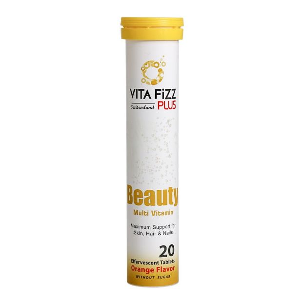 قرص جوشان مولتی ویتامین بیوتی ویتافیز 20 عدد - Vita Fizz Beauty Multi Vitamin 20 Tabs