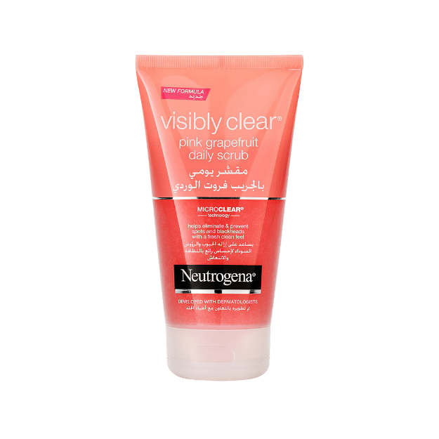 اسکراب روزانه گریپ فروت صورتی نوتروژینا ۱۵۰ میلی لیتر - Neutrogena Visibly Clear Pink Grapefruit Daily Scrub 150 ml