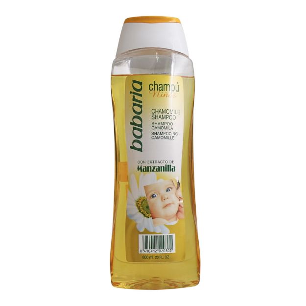 شامپو بچه بابونه باباریا 600 میلی لیتر - Babaria Chamomile Shampoo for Babies 600 ml