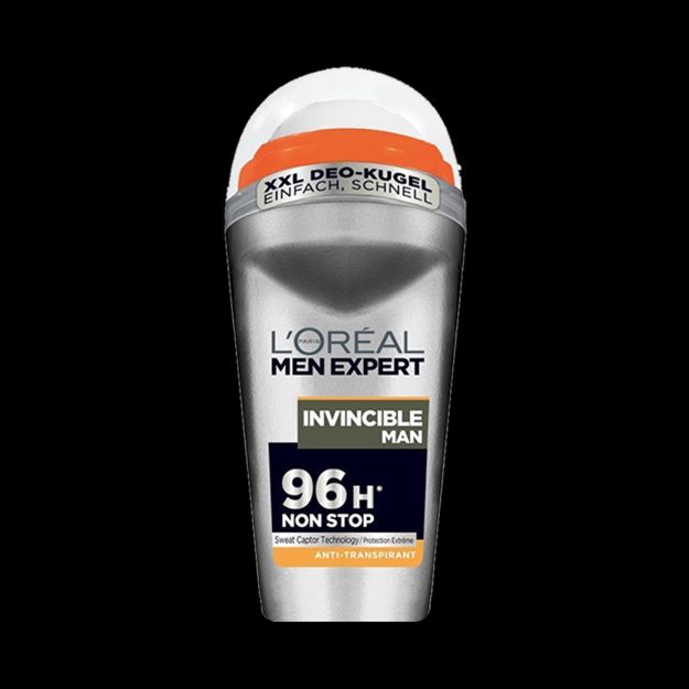 رول ضد تعریق مردانه لورآل مدل اینوینسیبل ۹۶ ساعته ۵۰ میلی لیتر - Loreal Men Expert Invincible Roll-On Deodorant 96h 50 ml